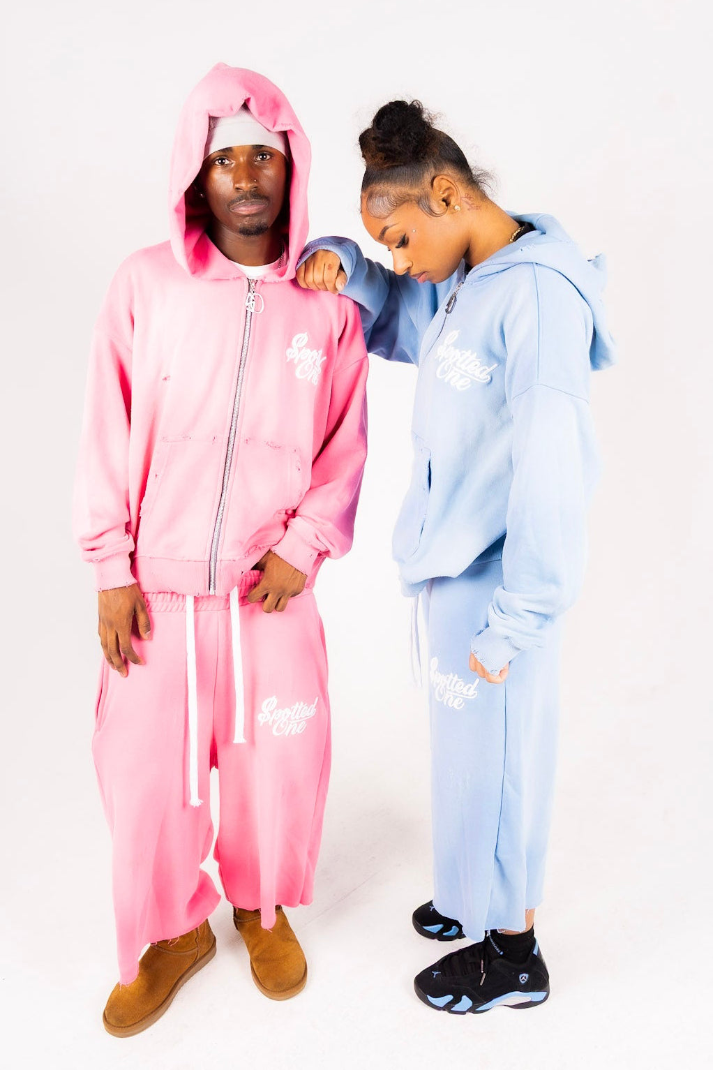 Sky Blue Essentials Zip-Up
