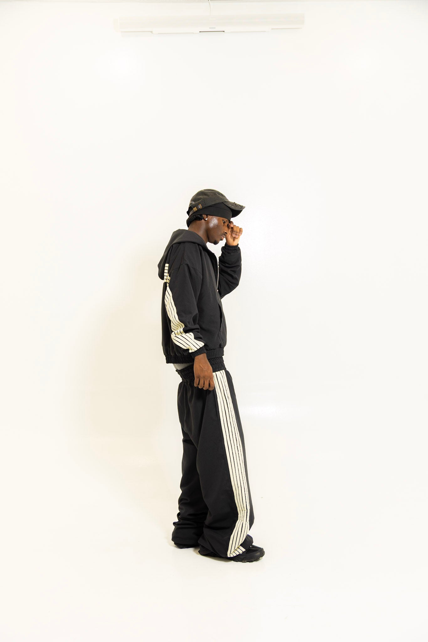 Club Spotted Tracksuit(Black & Cream)