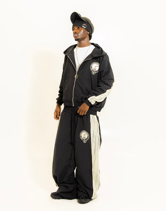 Club Spotted Tracksuit(Black & Cream)