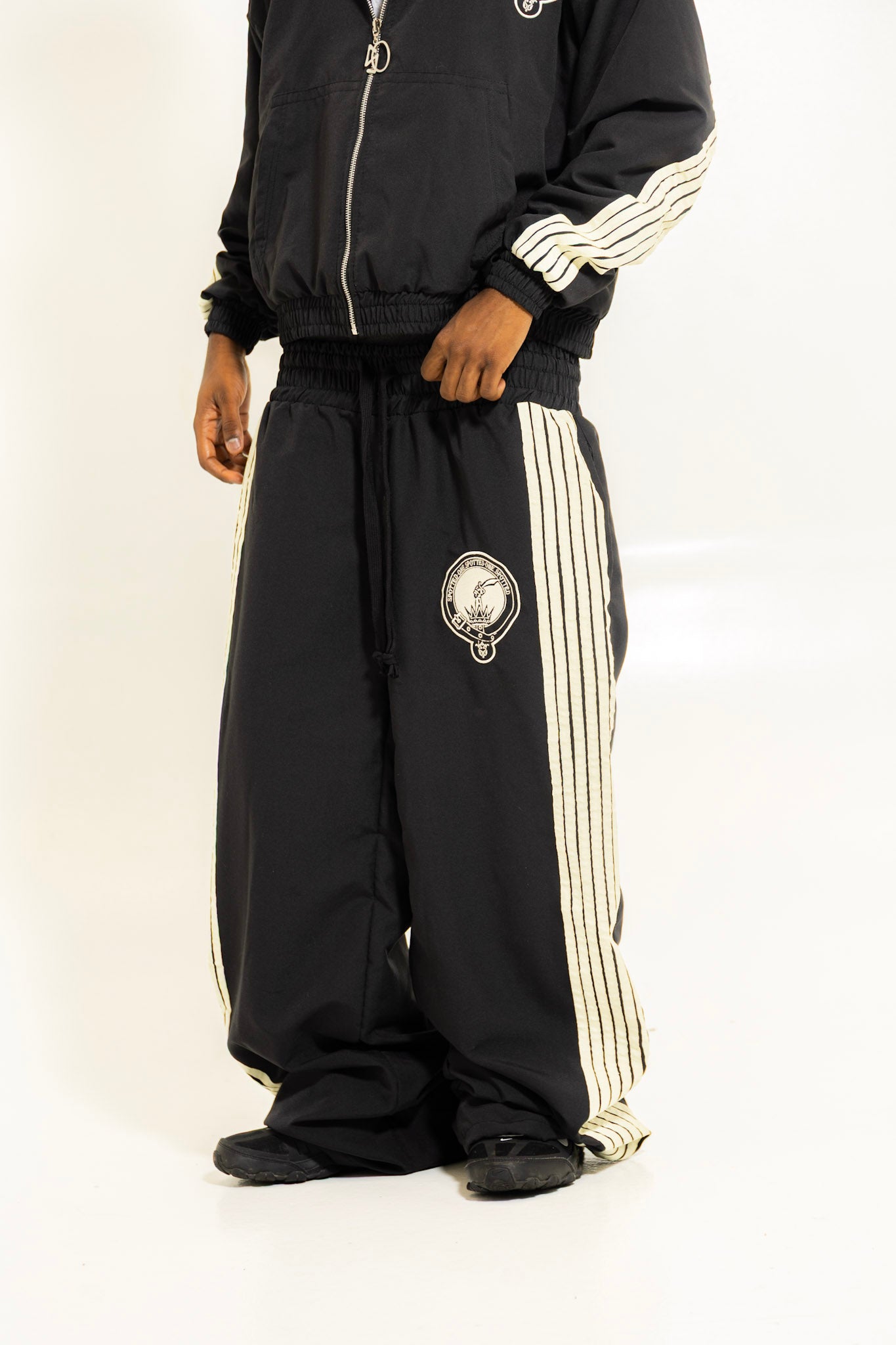 Club Spotted Tracksuit(Black & Cream)