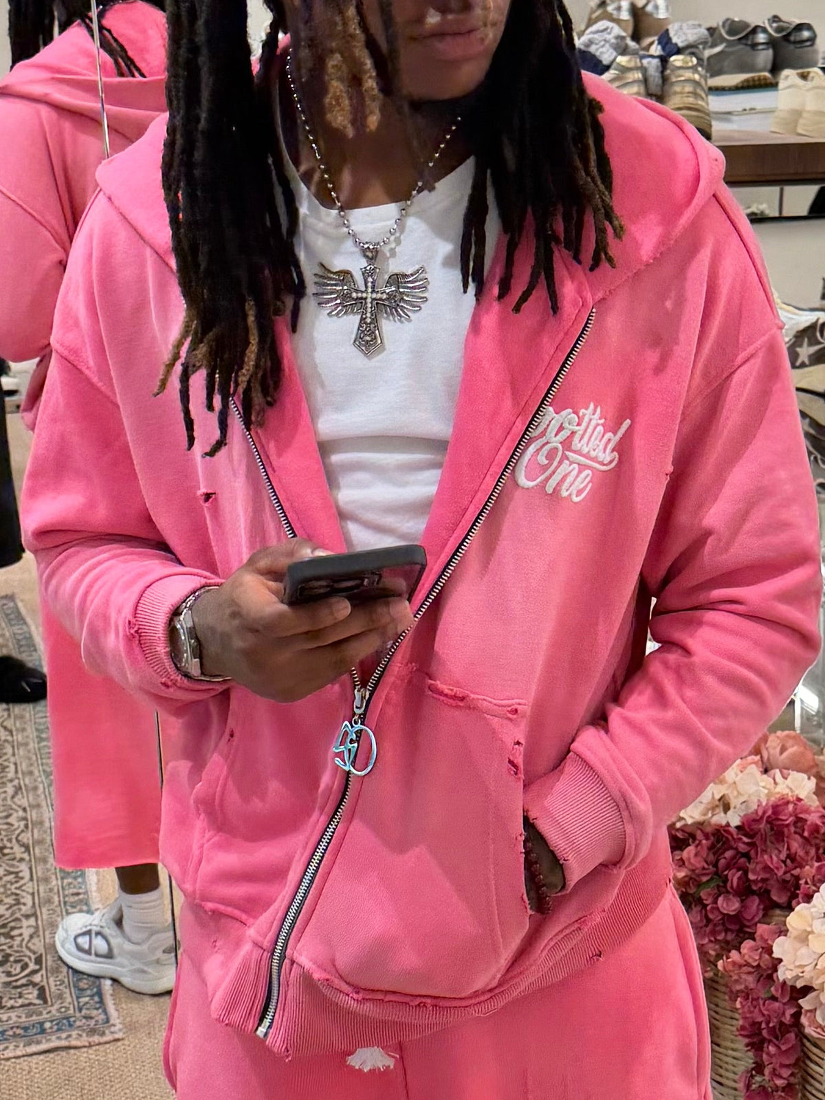 Pink Essentials Zip-Up
