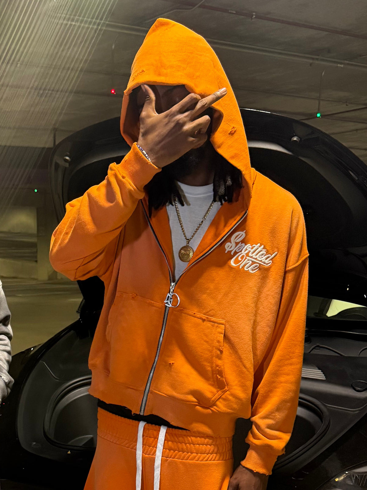 Orange Essentials Zip-Up