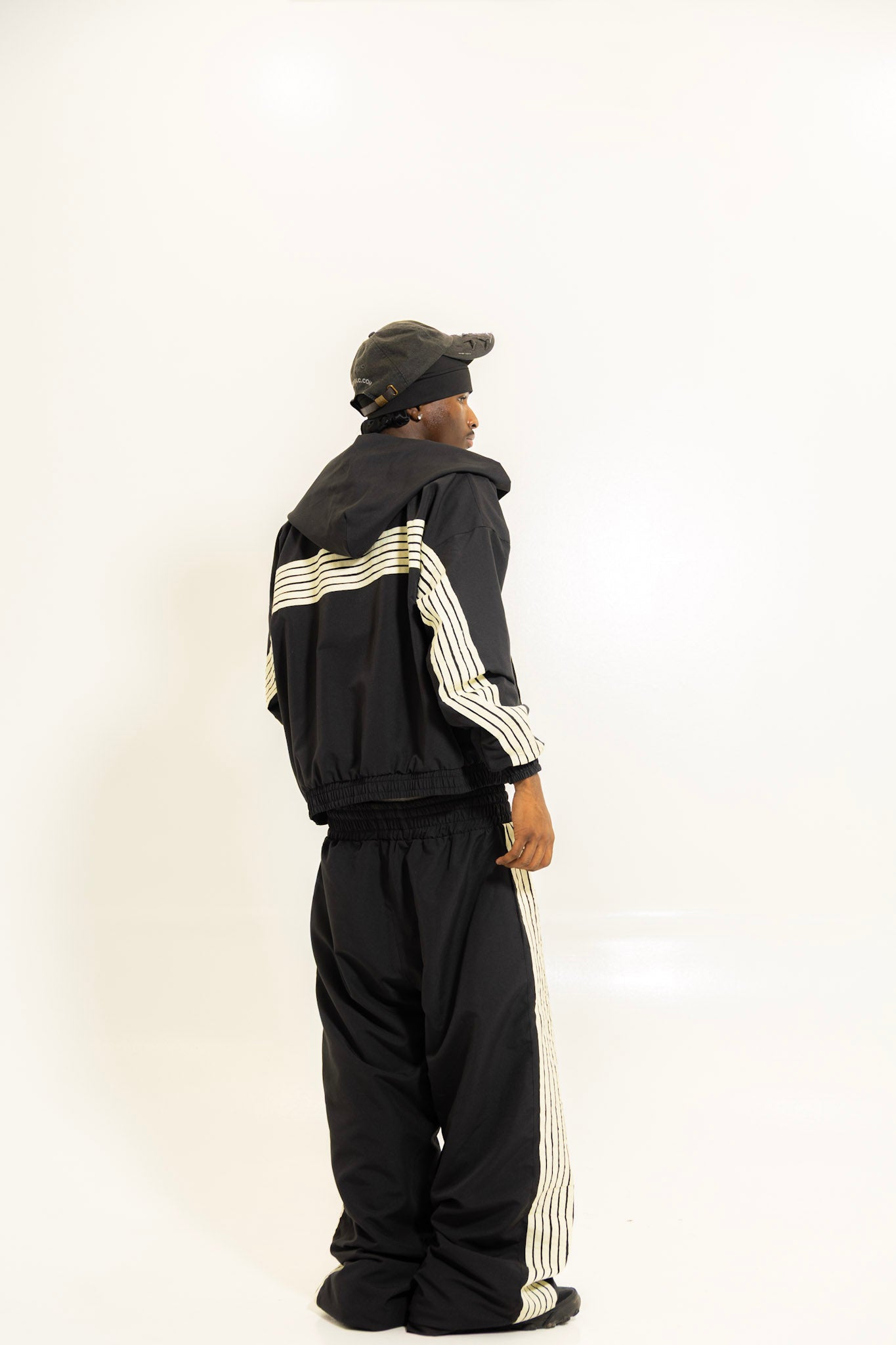 Club Spotted Tracksuit(Black & Cream)